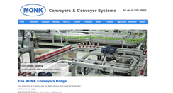 Desktop Screenshot of monk-conveyors.com
